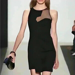 BCBGMaxazria Runway Mini Mesh Dress (469)